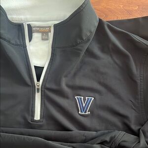 Peter Millar Black Villanova Pullover - Large